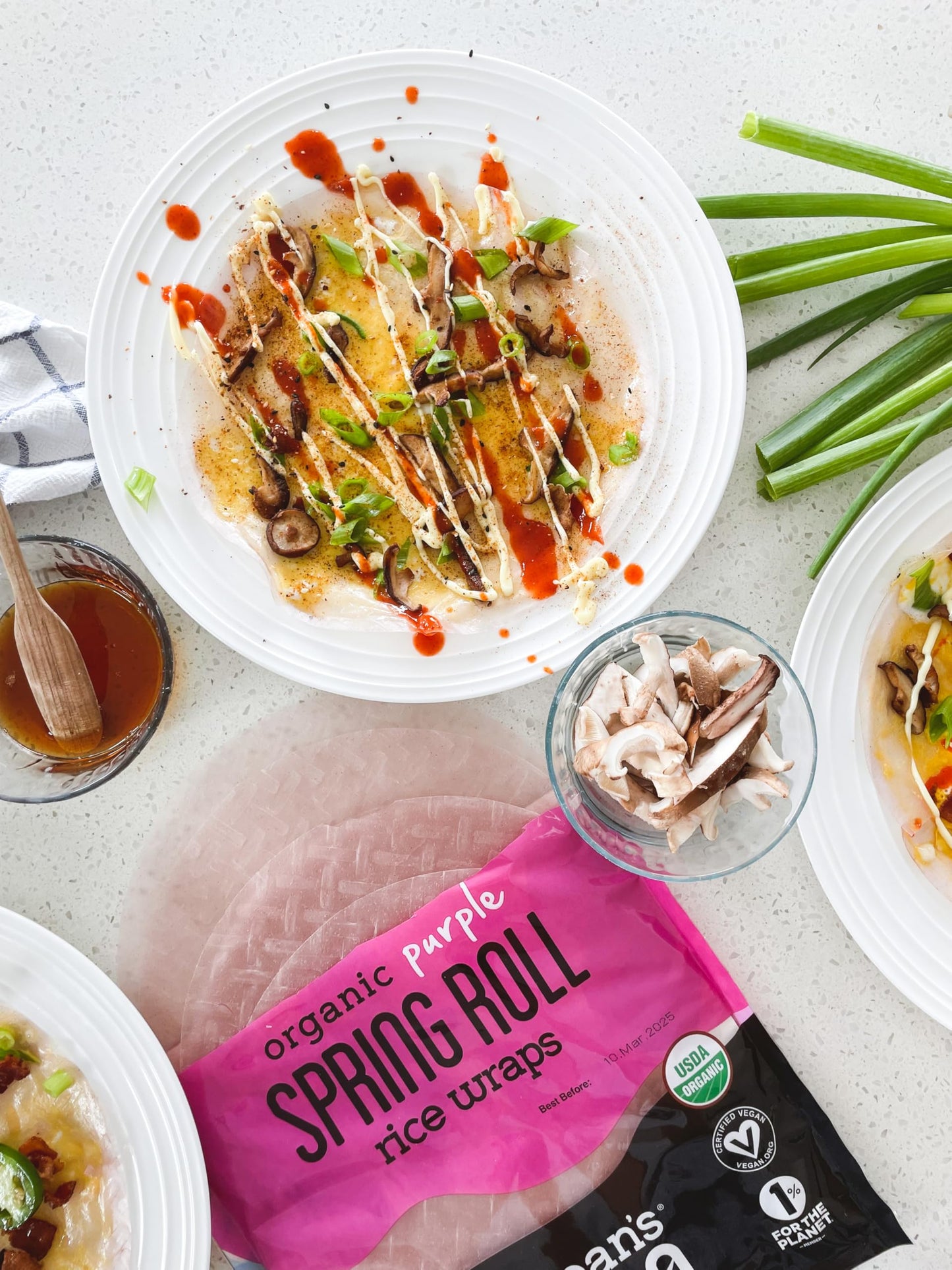 Oceans Halo Organic Spring Roll Purple Rice Wraps, 4.2 oz