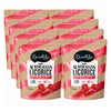 Darrell Lea Soft Australian Licorice, Strawberry Flavor, 7 Ounce Bag (8-Pack) | Non-Gmo, No Palm Oil, Plant Based, No High Fruct