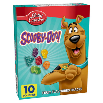 Betty Crocker Fruit Snacks Scooby Doo, 10ct, 226g/8oz. (Imported from Canada)