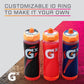 Gatorade Gx NFL Non-Slip Squeeze Bottles & Hydration System, 30 Ounces, Plastic, Indianapolis Colts, Model 10052000056874