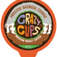 Crazy Cups Flavored Single-Serve Coffee, Decaf Frosted Oatmeal Cookie, 22 Pods per Box, Compatible with Keurig K-Cups