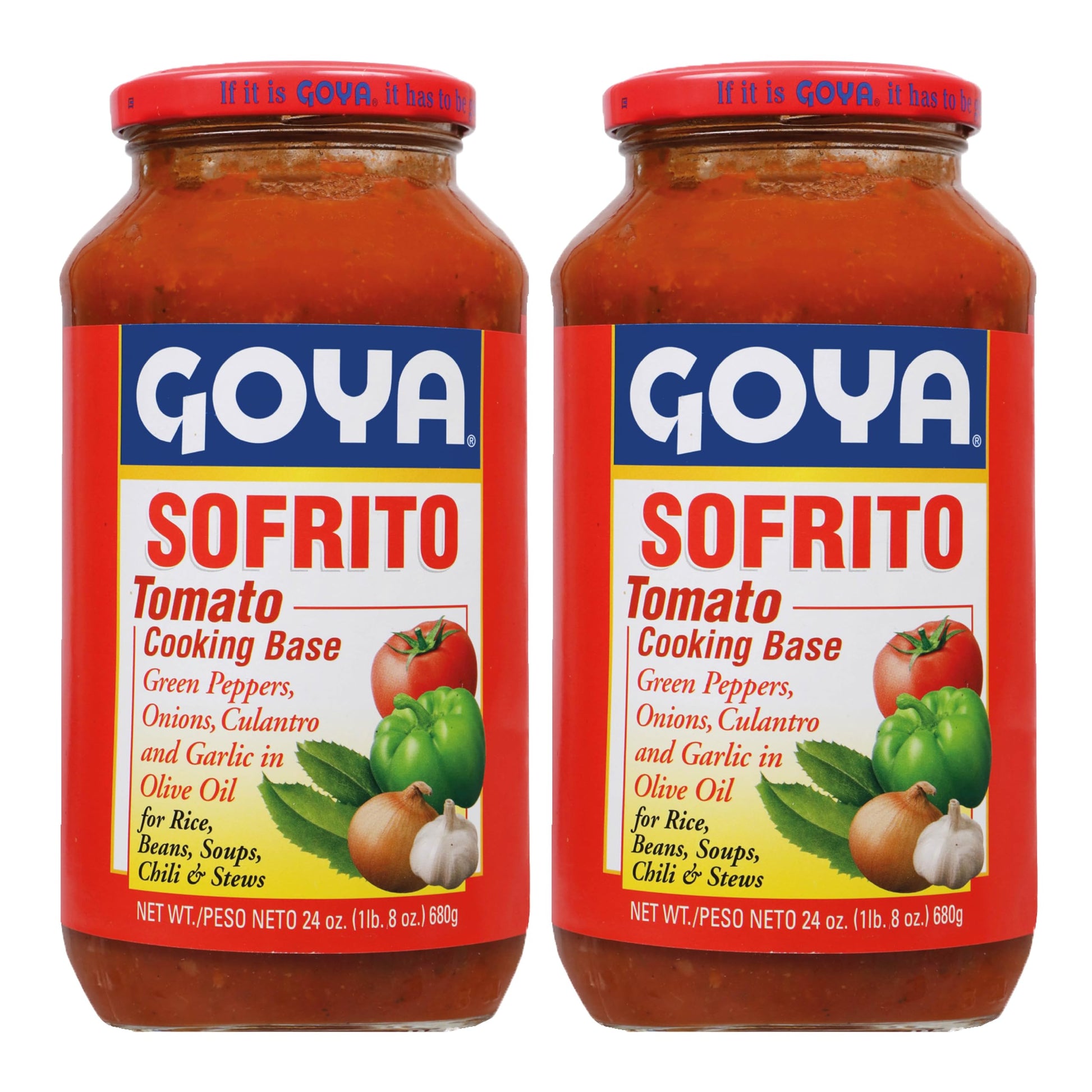 Sofrito Tomato Cooking Paste by Goya, Tomato Cooking Base with Green Peppers, Onion, Cilantro, Garlic, and Olive Oil, Latino Sea