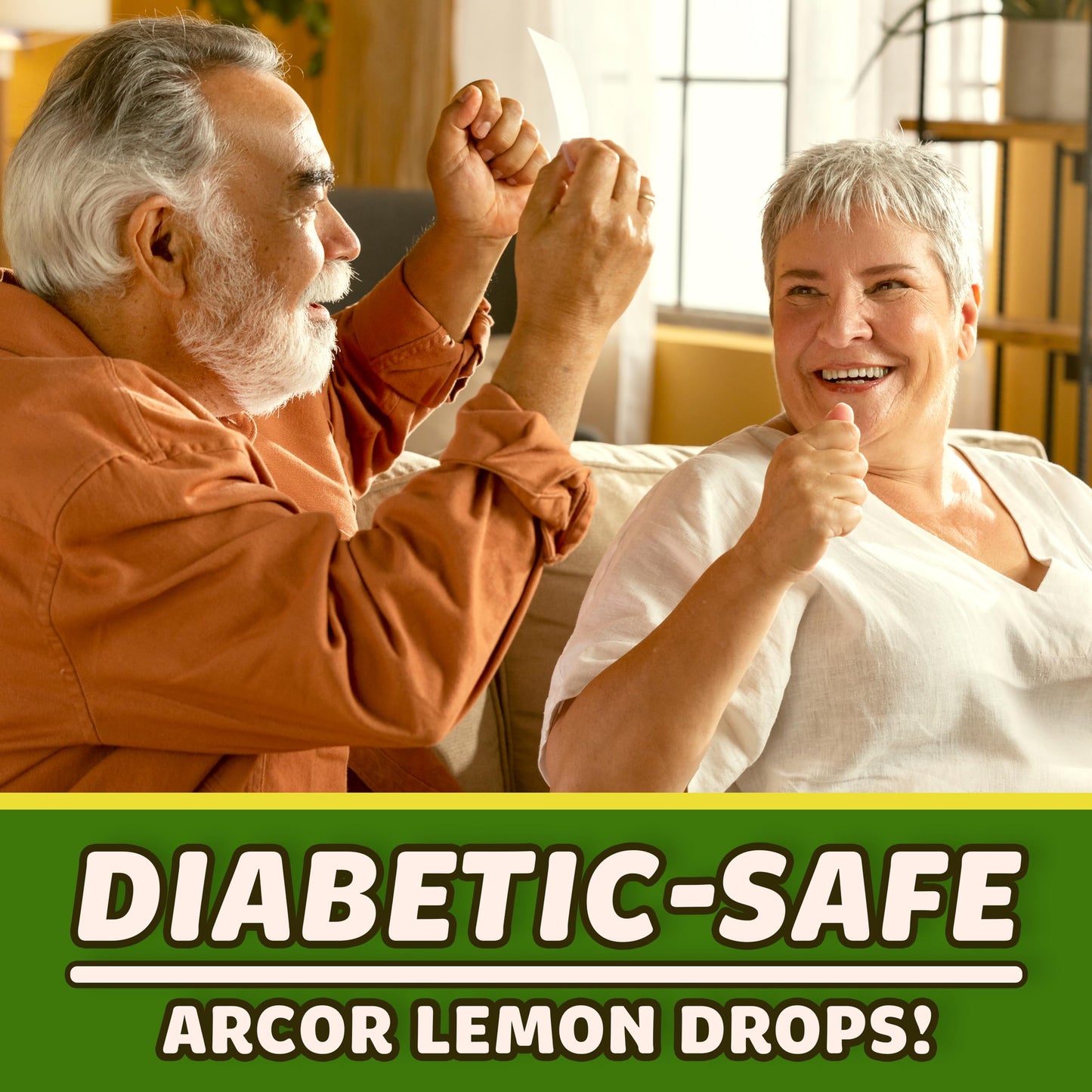 Arcor Lemon Drops Sugar Free Candy - Hard Candy Bulk - 2 Pound Of Approx 150 Sugar Free Mints Candies - Bulk Candy Individually