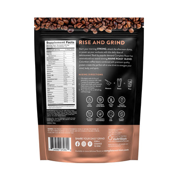 Complete Nutrition High Protein Roast Mocha Peanut Butter, Keto Friendly, 15 g Protein, 15 Servings
