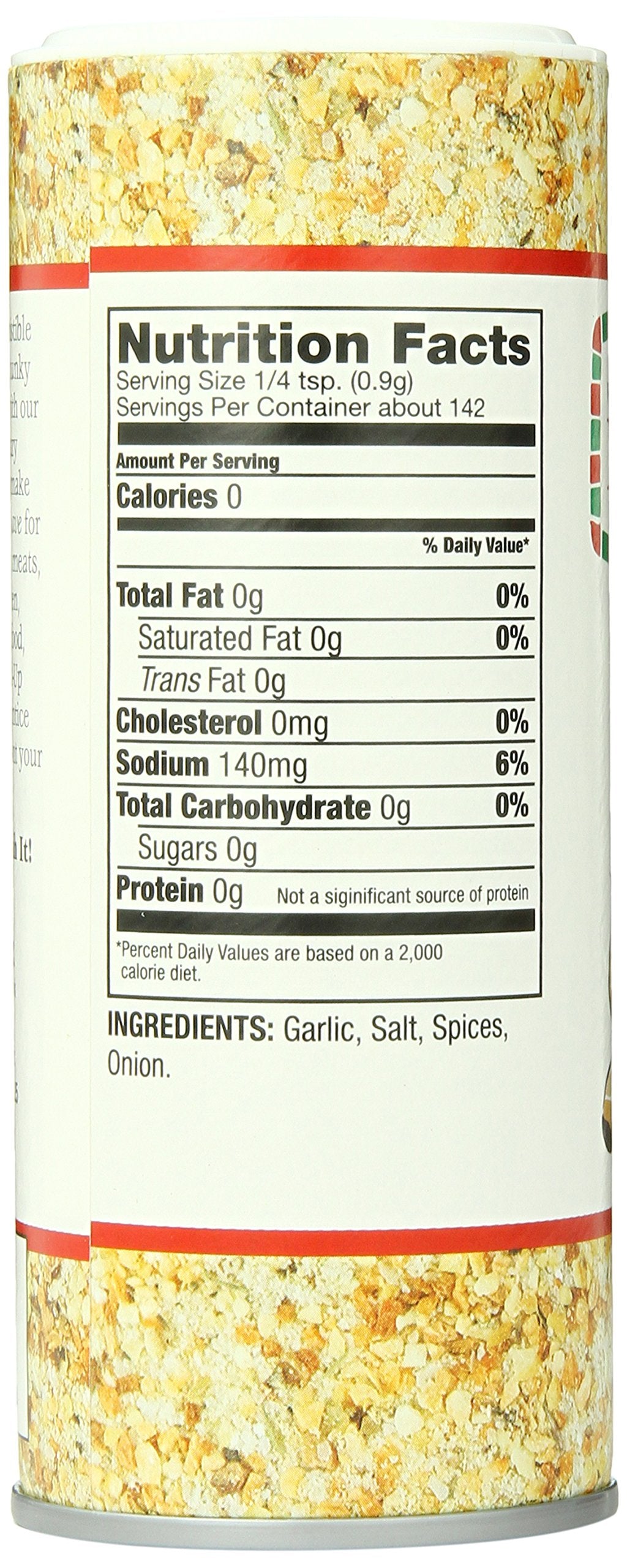 Jane's Krazy Chunky Mixed-Up Garlic Seasoning, 4.75 Ounce (Packing may vary)