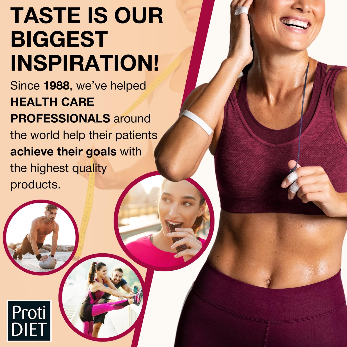 ProtiDIET High Protein Chicken Soup Mix - Low Sugar, Meal Replacement, 5.39 Ounce, 7 Pouches