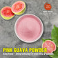 Pink Guava Powder 2.47 Oz (70G): Freeze-Dried Extracted From 100% Pure, Sugar-Free. Used To Mix Mixed Drinks Fresh Fruit Juice,