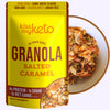 Kiss My Keto Sugar Free Granola, Salted Caramel 1-Pack - Curb Cravings with Few Net Carbs - Allulose Sweetened, Resealable & Glu