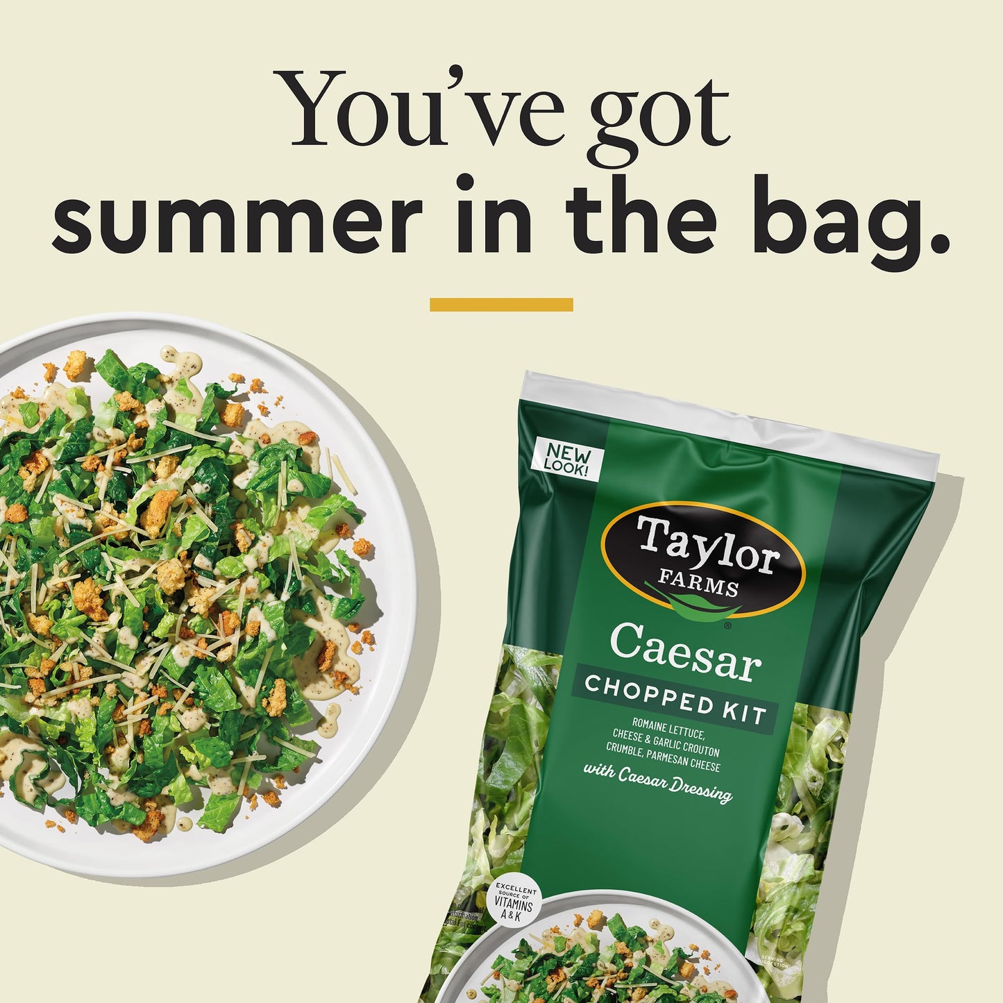 Taylor Farms Caesar Chopped Salad Kit 11.15oz