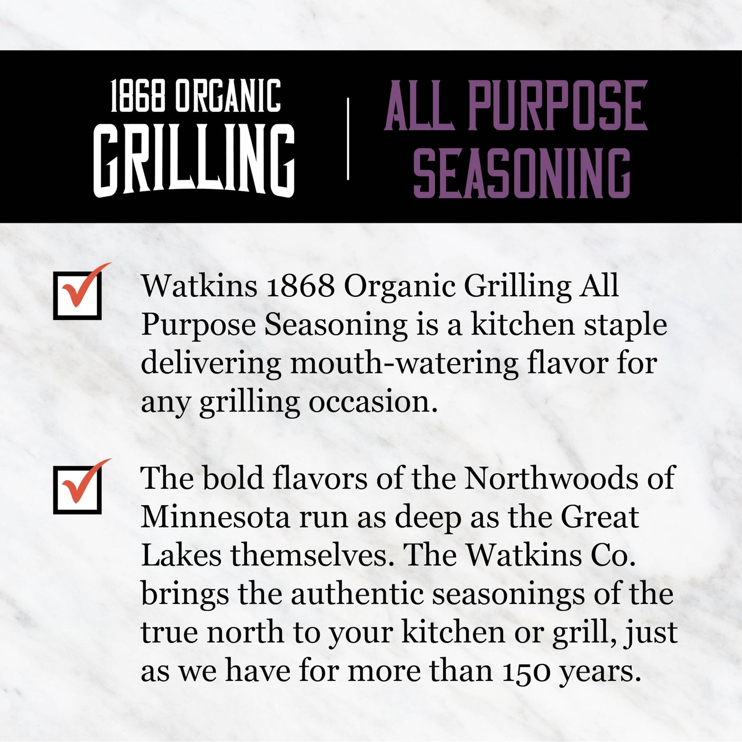 Watkin'S Organic Grilling All Purpose Seasoning, 9.9 Oz