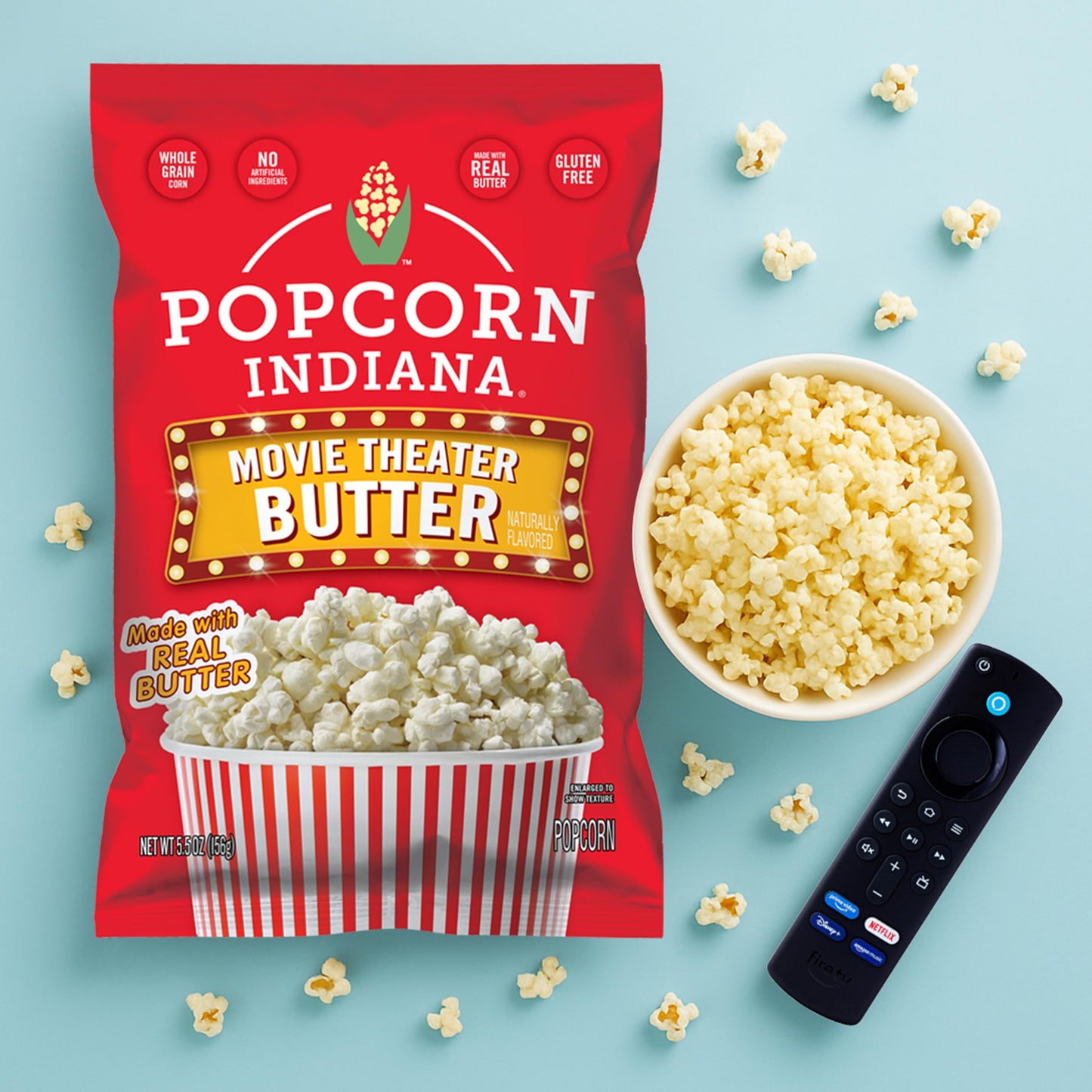 Popcorn Indiana Movie Theater Butter - Family Pack Single 4.75 Oz