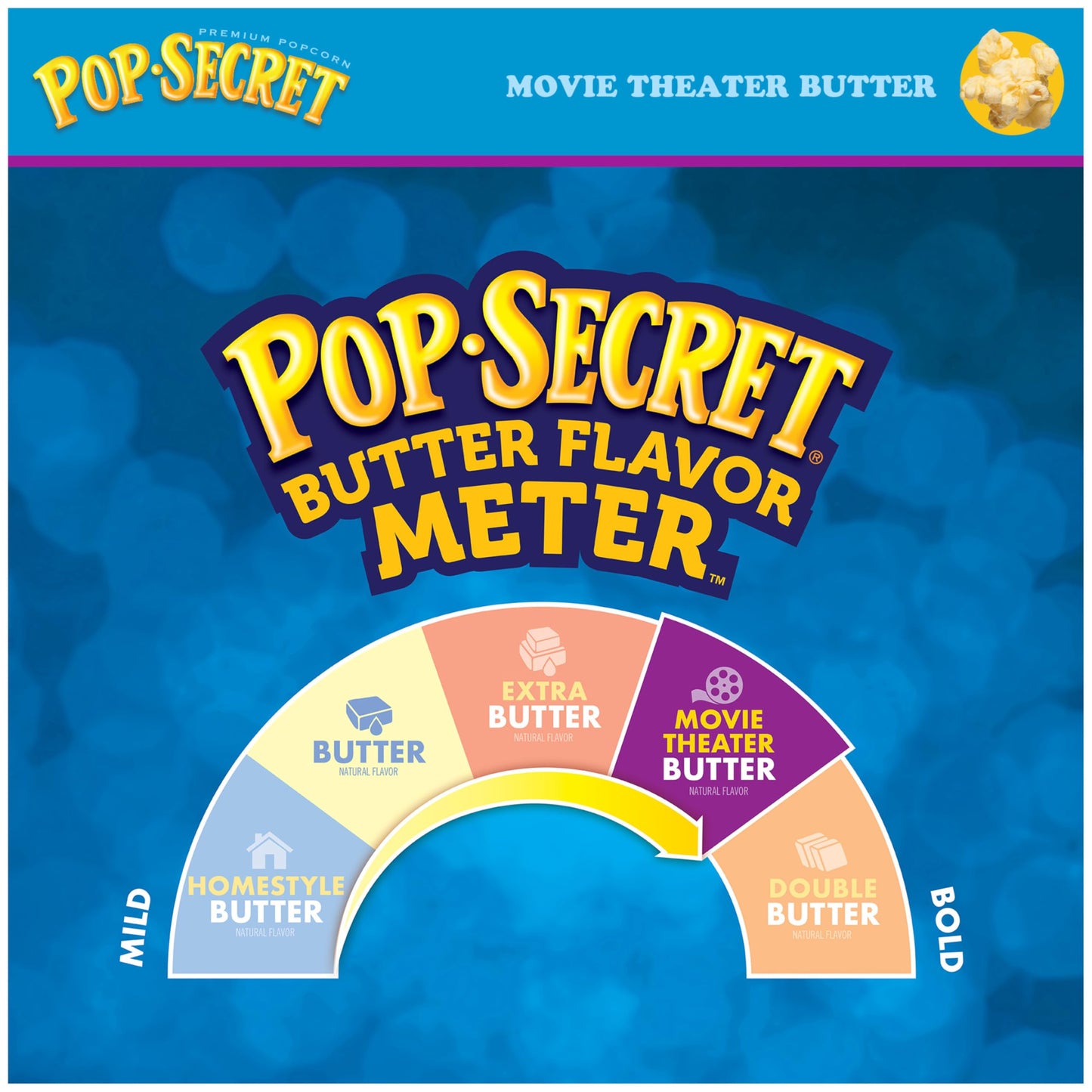 KITMOUS Pop Secret Popcorn, Movie Theater Butter, 3 oz. Pack of 30, Model TS0417-A700ML-M488