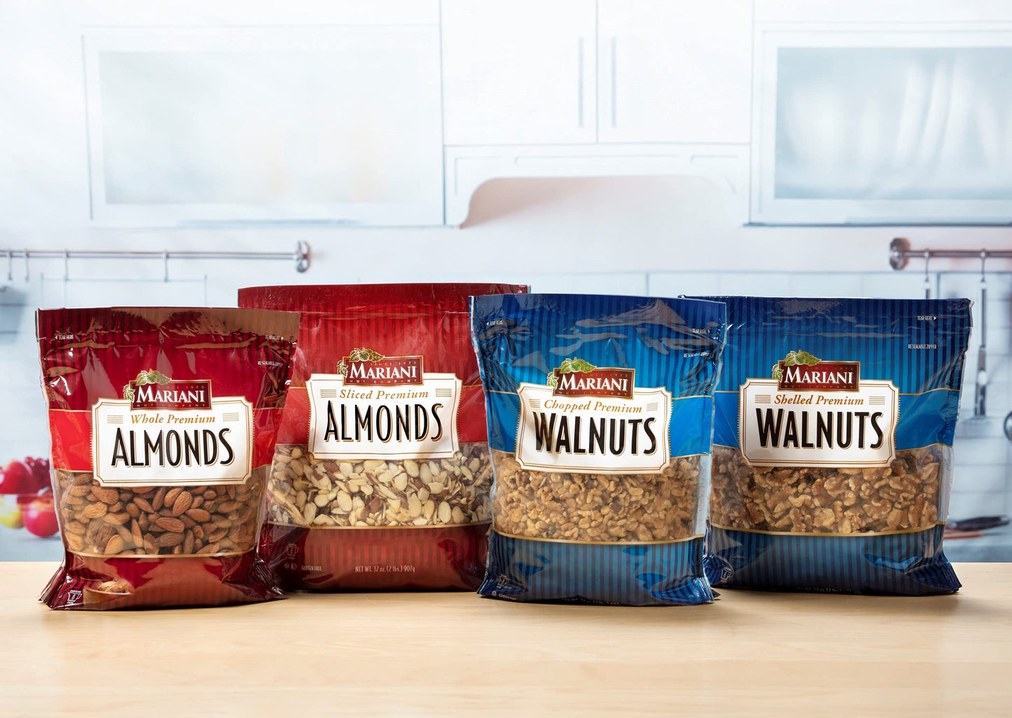 Mariani Nut - Sliced enhanced California Almonds - Gluten Free  Kosher Certified - Stand Up 2lb Bag (Pack of 1)