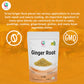 Dried Ginger Root 1 LB (16 Oz)| Cut and Sifted Dried Ginger Pieces | As Spicy as Fresh Ginger | Flavourful Indian Spice |100% Pu
