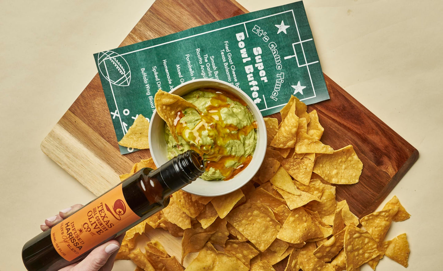 Texas Hill Country Olive Co Harissa Infused Olive Oil - Cold Pressed Gourmet Evoo Olive Oil - Great For Dressing Dipping Marinad