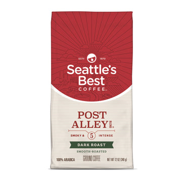 Seattle'S Best Coffee Post Alley Blend (Previously Signature Blend No. 5) Dark Roast Ground Coffee, 12 Ounce (Pack Of 1)