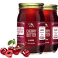 Green Jay Gourmet Cherry Butter - All-Natural, Gluten-Free Fruit Spread - Cherry Spread W/Vanilla & Spices - Gourmet Fruit Butte