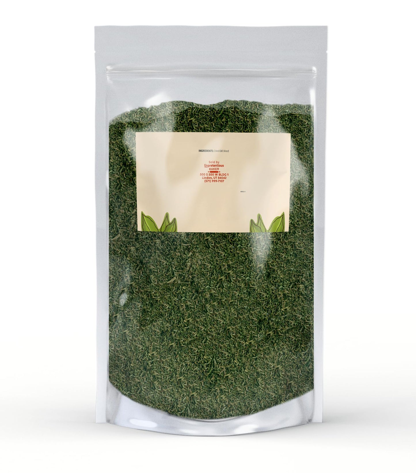 Unpretentious Dill  , Light Anise Taste, 2 lb Spice