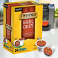 Twinings Earl Grey K-Cup Pods for Keurig  Caffeinated Black Tea Flavoured with Citrus and Bergamot  24 Count (Pack of 4)