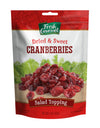 Fresh Gourmet Dried & Sweet Cranberries | 4 Ounce, Pack of 9 | Crunchy Snack and Salad Topper