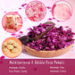 Jarteela Dried Rose Petals - Natural Edible Flower Petals, 2oz, Red, Non-GMO for Tea, Soap & Baking