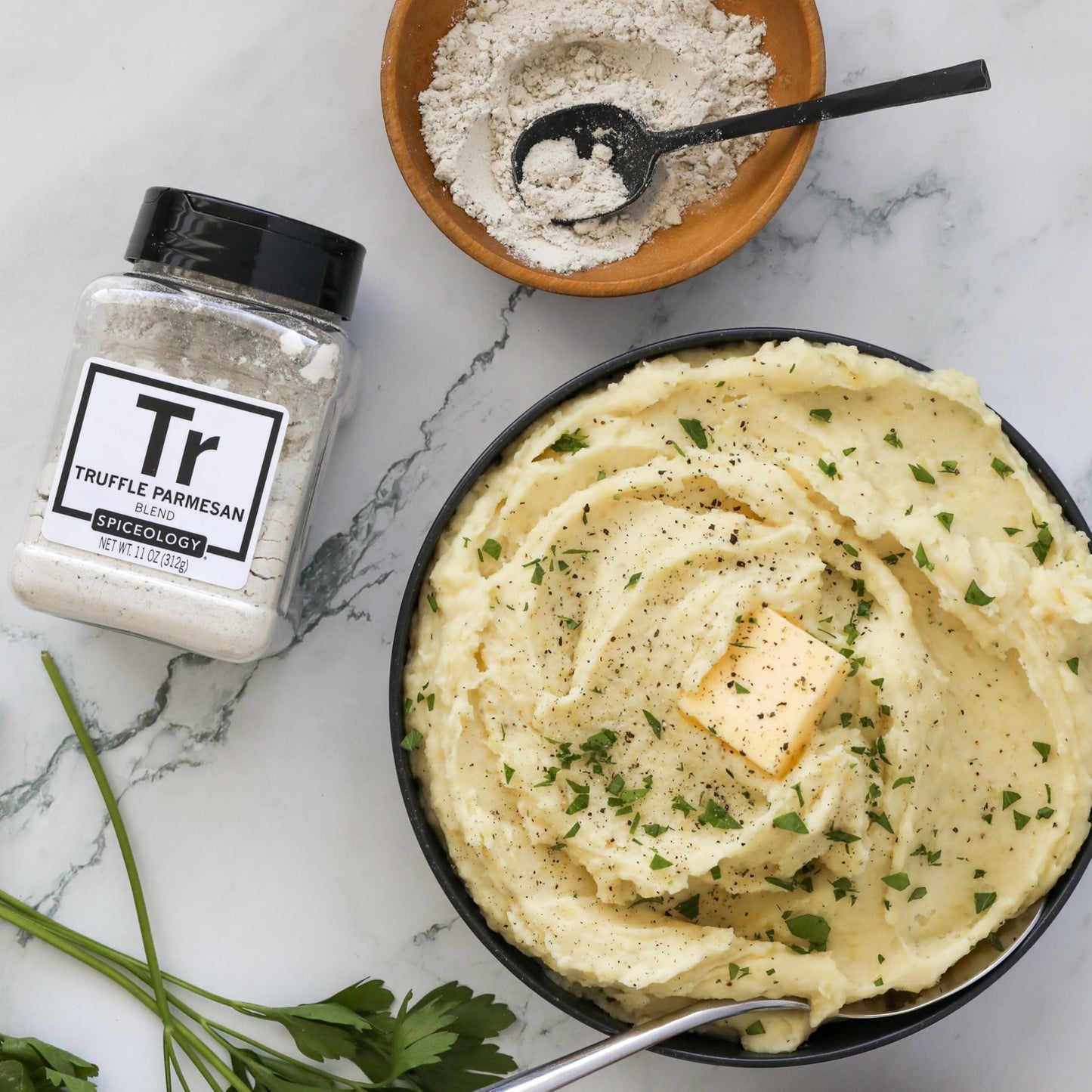 Spiceology Truffle Parmesan Salt & Seasoning, Gourmet Blend, 11 oz