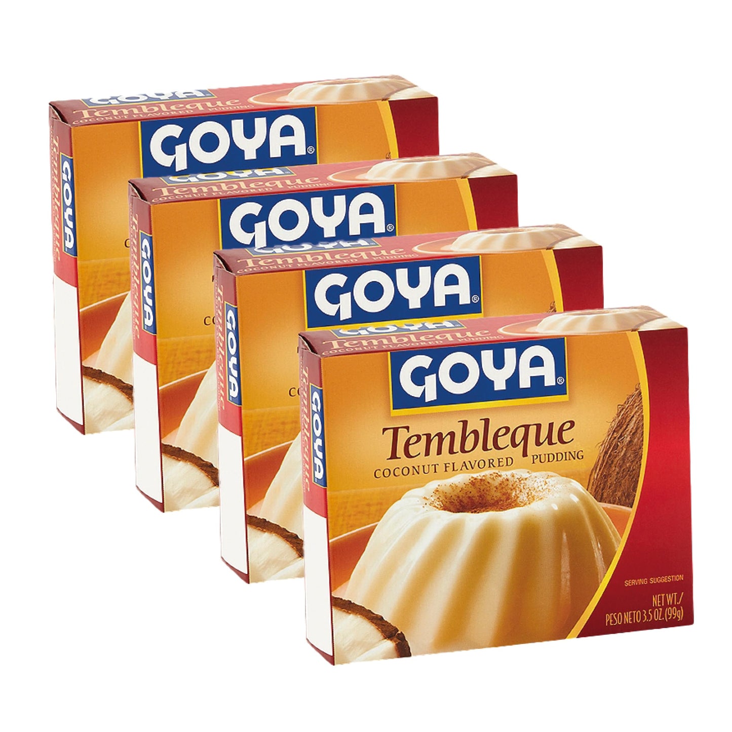Goya Tembleque Coconut pudding 3.5oz (PACK OF 4)