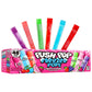 Push Pop Freezer Pops - Ice Popsicles Individually Wrapped Variety Pack - 6 Classic Fruity Flavors - Fun Colored Ice Pops For Pa