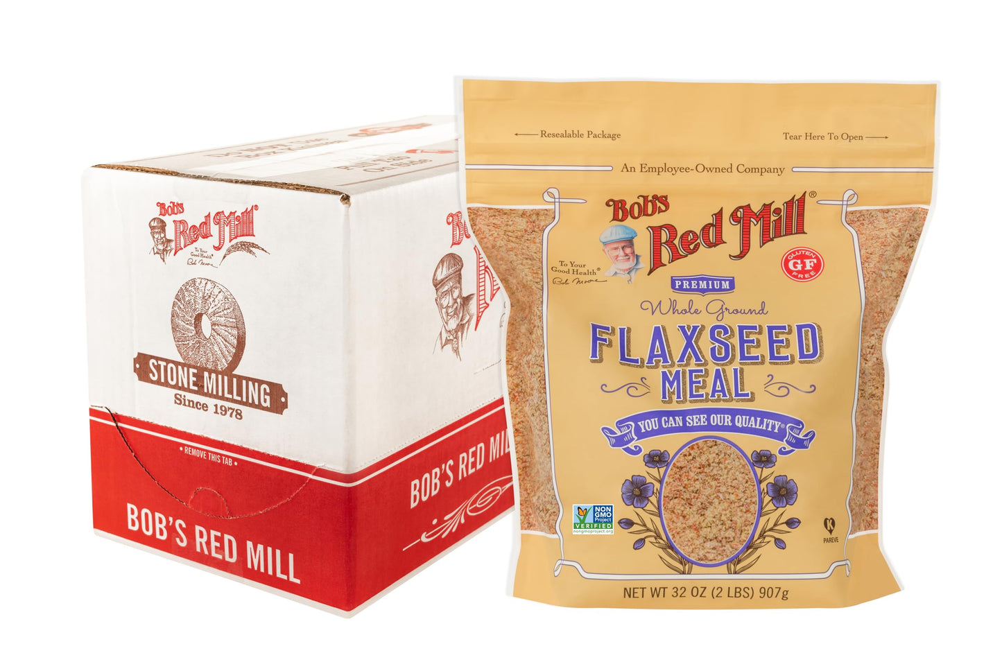 Bob s Red Mill Flaxseed Meal, 32-ounce (Pack of 4)