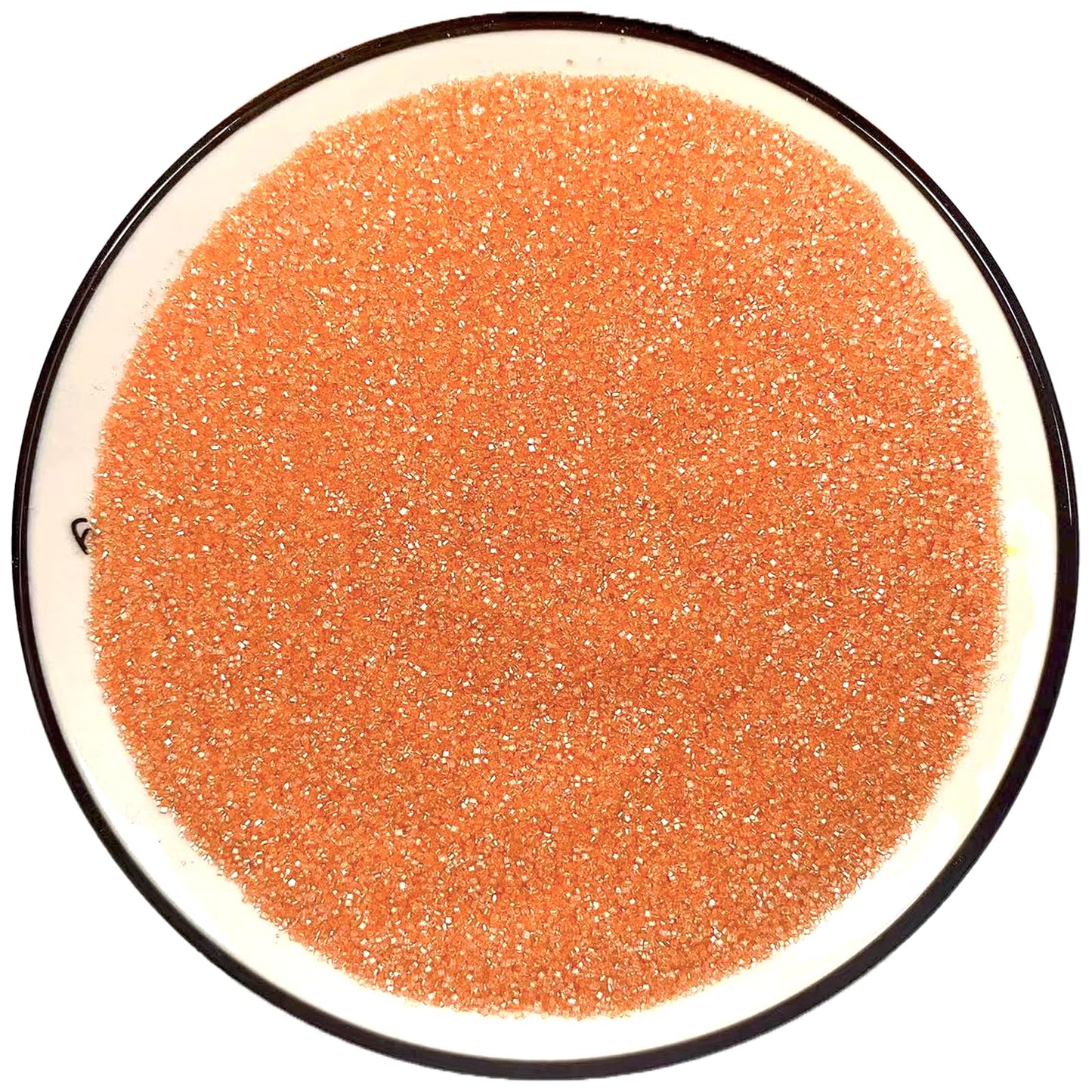 Philaeec Orange Sanding Sugar Edible Sparkling Crystals For Baking Cake Decoration Cookie Ice Cream Cupcake Toppers Wedding Part