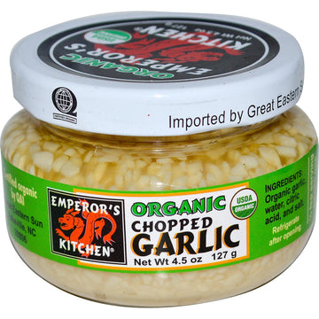 Emperors Kitchen Garlic - Organic - Chopped - 45 Oz - Case Of 12(D0102H5K0K2)
