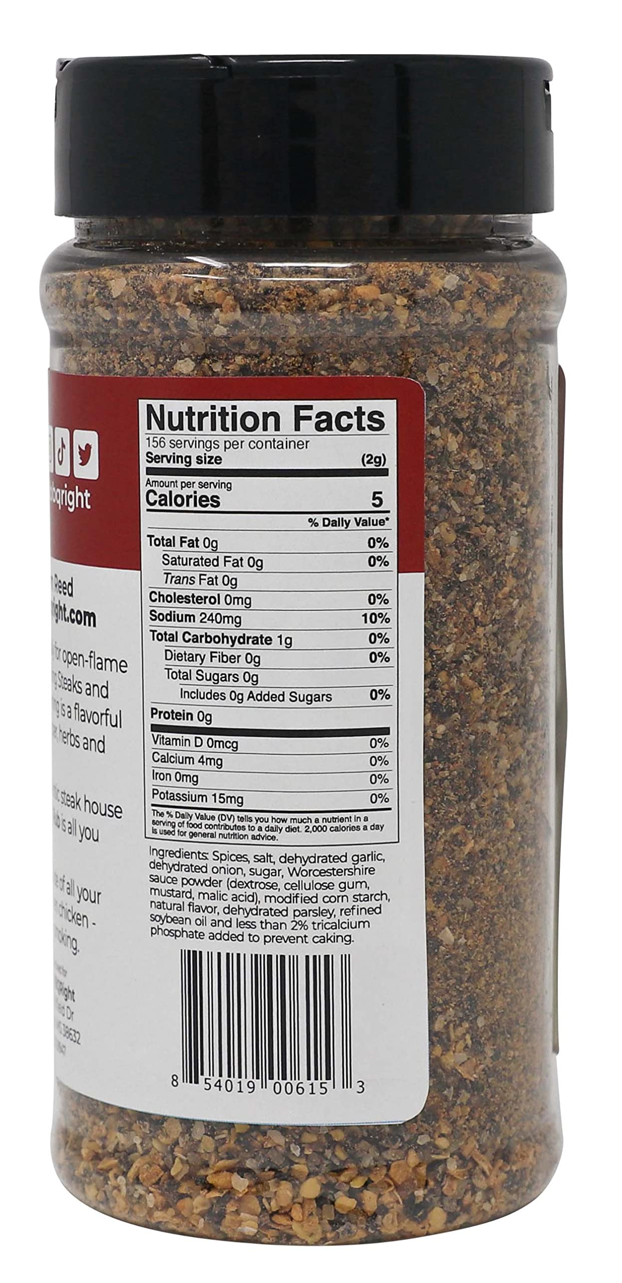 reduceer Hogs Steak Rub - Championship BBQ Seasoning for Beef, Steak, Burgers - 11 Ounces