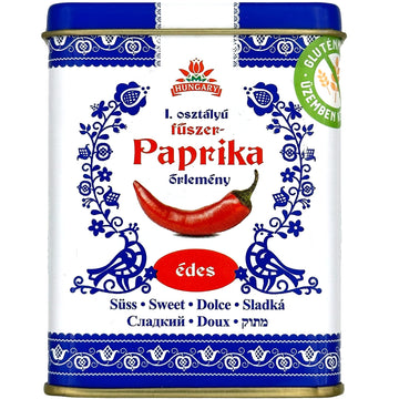 Hungarian sweet paprika (50g/1.76oz) in metal container, imported from Hungary