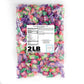 The Hampton Popcorn Company Double Assorted Fruit Flavored Bubble Gum - 5 lb Bulk Bag (Approx. 350 Pieces) - Individually Wrapped