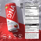 HYDRADNA Clean Performance Drink, Zero Sugar, 120 mg Organic Caffeine, Fruit Punch, 12 Fl Oz (Pack of 12)