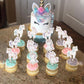 Rssta i Horse Cupcake Toppers - 36 Pack, Cardstock, Birthday Party Decorations, Design 6