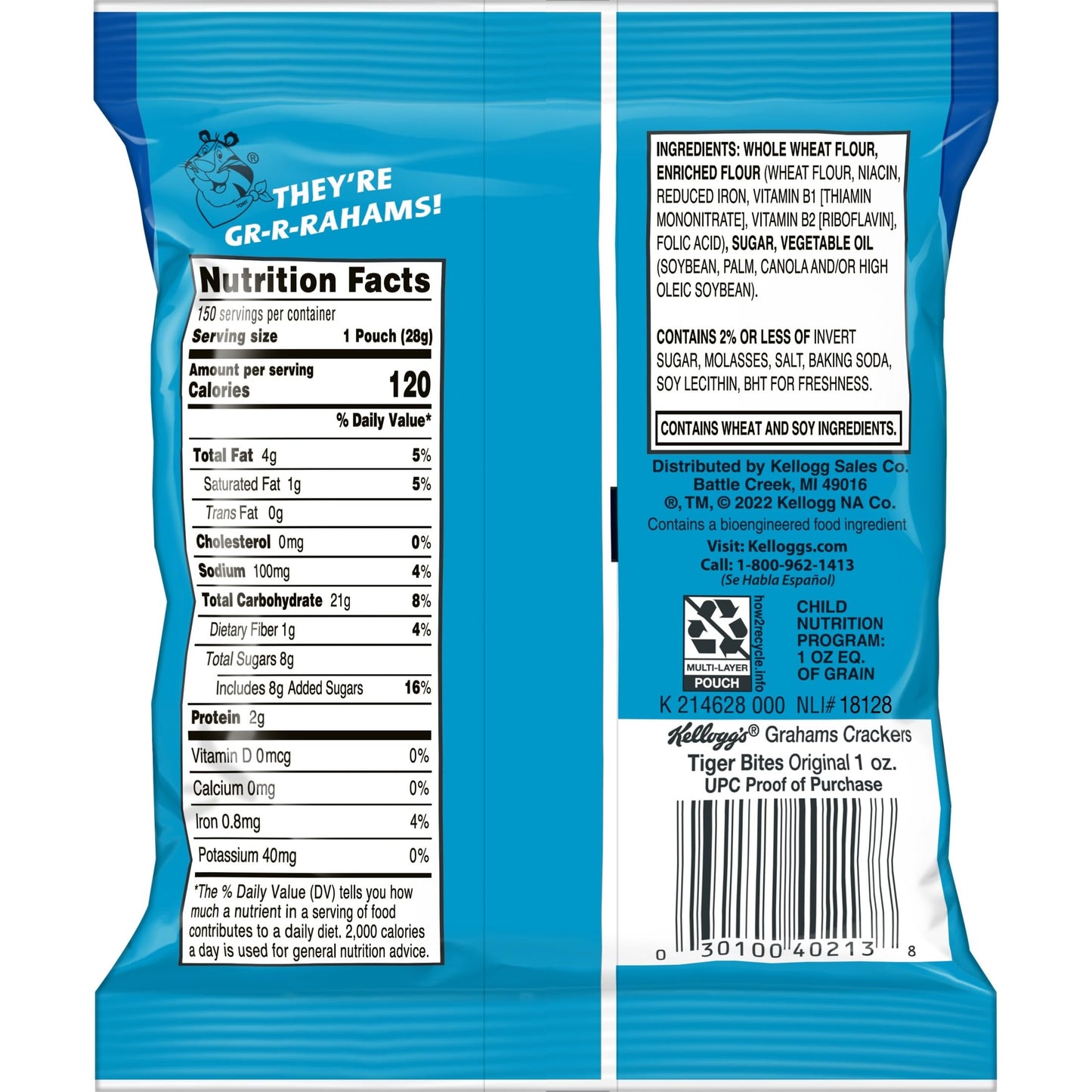 Keebler Elf, Original Graham Cracker, 1-Ounce Single Serve Packs (Pack of 150)