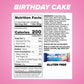 Pure Protein Bars, High Protein, Nutritious Snacks To Support Energy, Low Sugar, Gluten Free, Birthday Cake, 1.76 Oz, Pack Of 12 (Packaging May Vary)