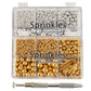 Kasvan Gold and Silver Sugar Sprinkles - Edible Candy Pearls with 4-Claw Sprinkle Pen,8.32Oz, Gift Box Pack, Baking Cake Decorat