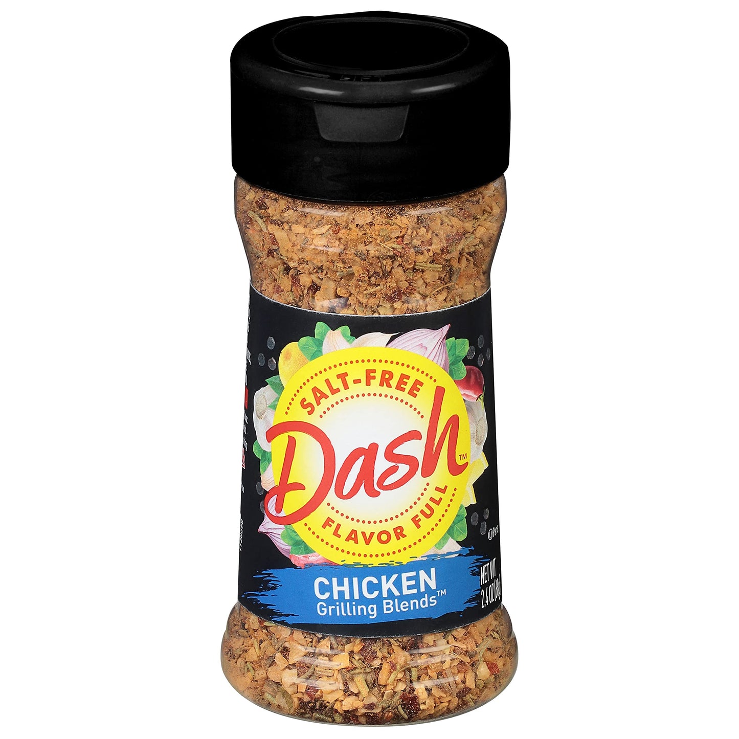 Dash Salt-Free Grilling Blends, Chicken, 2.4 Ounce (Pack Of 8)