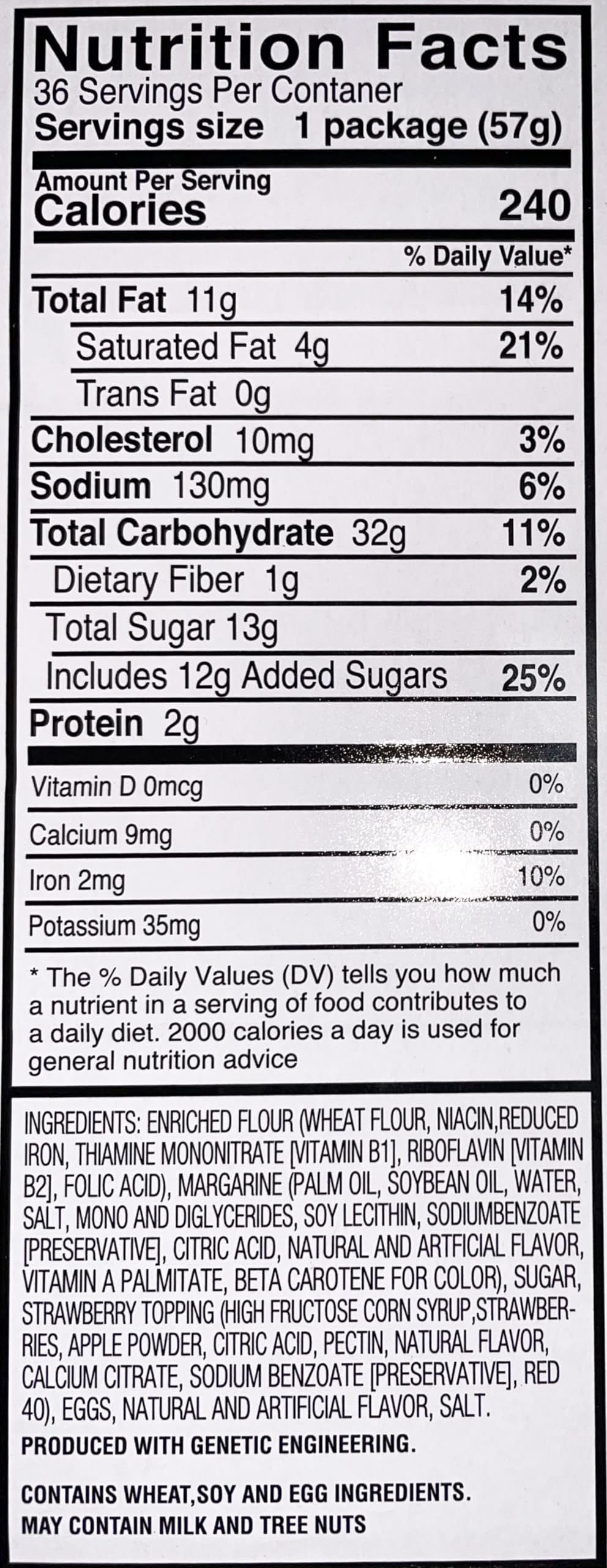 Knott'S Berry Farm Strawberry Shortbread Cookies, 2 Oz (Pack Of 12)