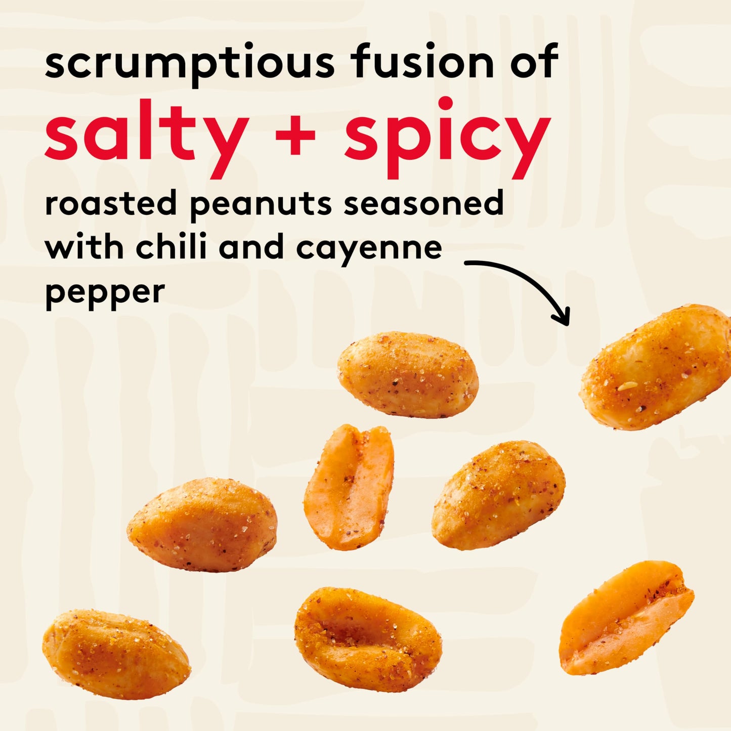 Snak Club Hot and Spicy Peanuts, Chili and Cayenne Pepper Seasoned Nuts, Gluten-Free and Kosher Snack, 3 lb Bulk Bag