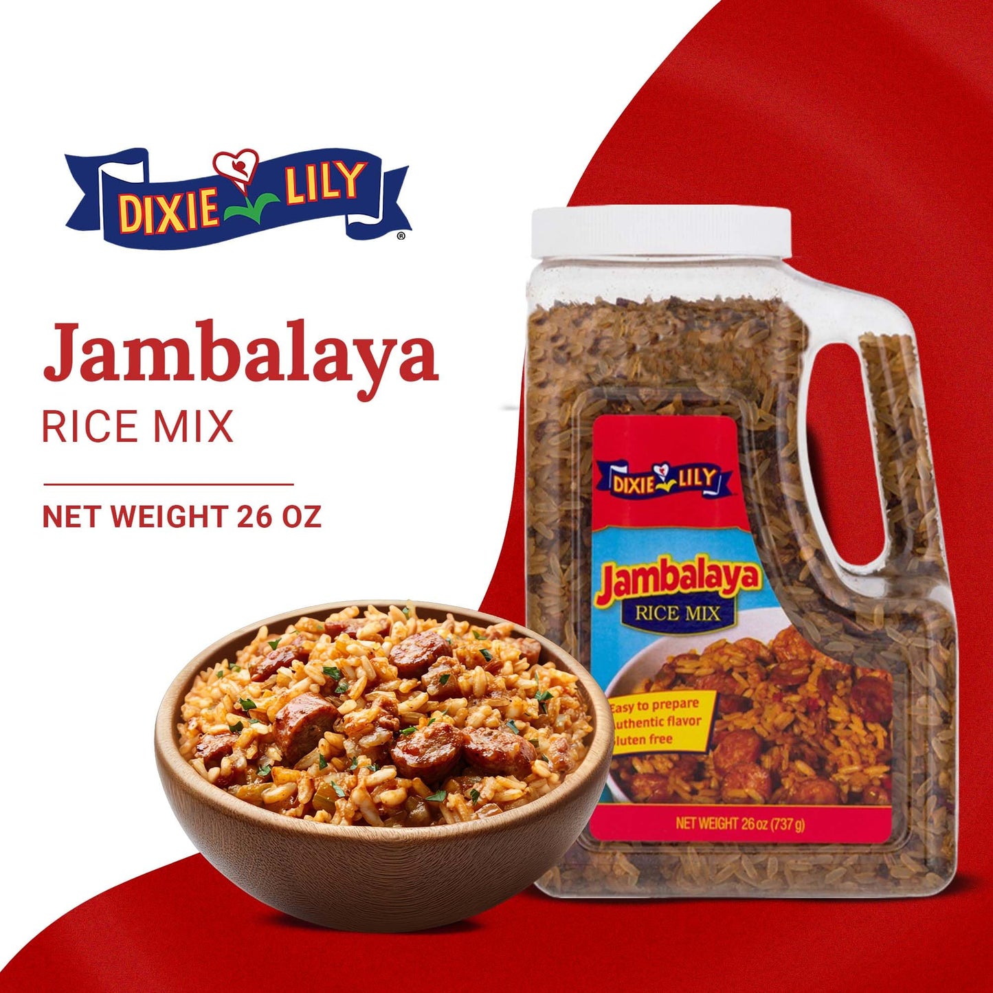 Jambalaya Rice Mix 1 X 26 Oz Jug