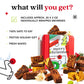 Davids Cookies Assorted Brownies in Merry Christmas Tin | Delicious Fresh Baked Gourmet Chocolate Fudge Slices Comes in Mery Ch
