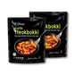 C OFood Garlic Tteokbokki  Gluten-Free Korean Rice Cakes  Authentic Spicy Korean Street Food Snack  Perfect with Cheese and Ramen Noodles  Ready to Eat  No MSG  No Corn Syrup  Pack of 2