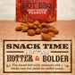 Rufus Teague Blazin’ Hot BBQ Peanuts - Sweet, Spicy & Smoky Snack, 9 oz Resealable Pouch