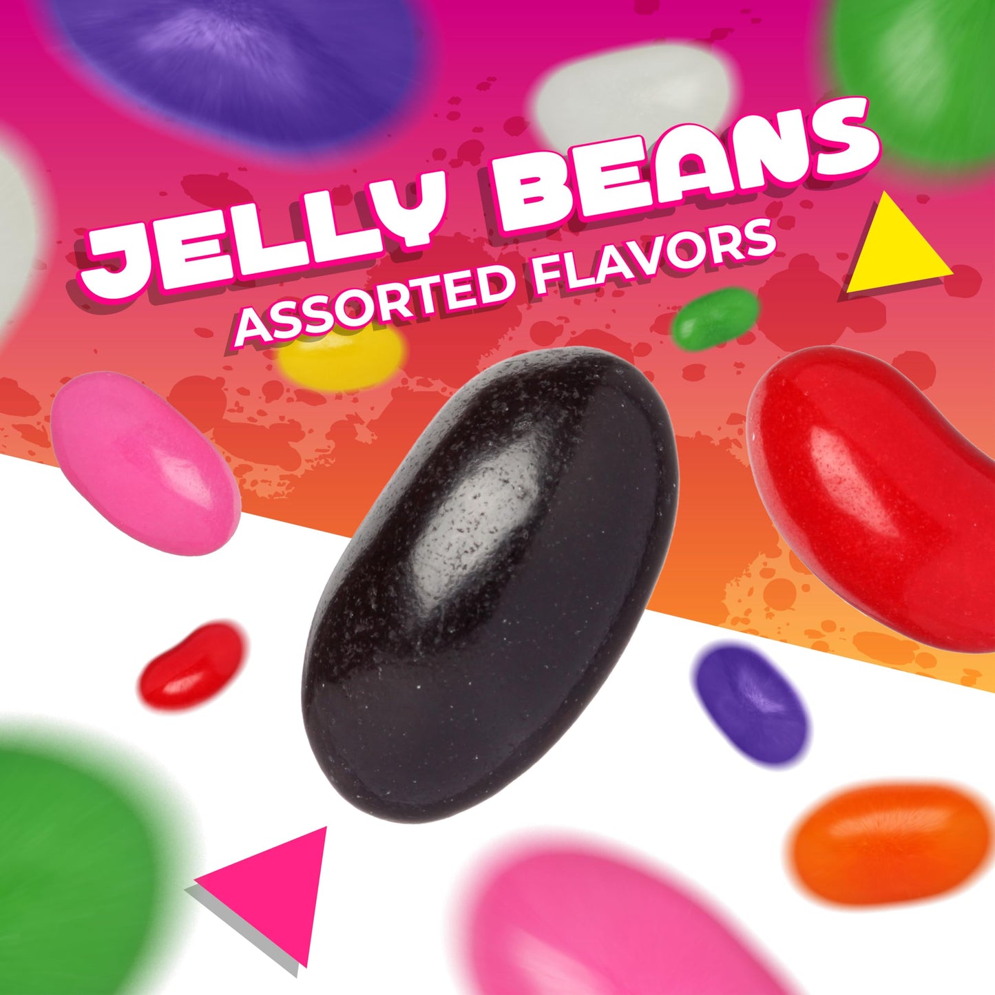Jelly Beans Candy | 2 Pound Bag | Assorted Flavors | Classic Chewy Treat