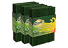 Scouring Pads - Heavy Duty Household Cleaning Scrubber With Non-Scratch Anti-Grease Technology - Reusable Scrubbing Pads - Green