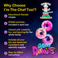 I'M The Chef Too- Galaxy Donut Baking Set - Real Kids Cooking Set With Art And Stem Activities- Make Six Galaxy Donuts- Kids Bak