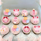 60 Pcs Edible Oh Baby Cupcake Toppers Pacifier Cloud Moon Star Welcome Baby Girl Cupcake Picks Edible Baby Shower It'S A Girl Ca